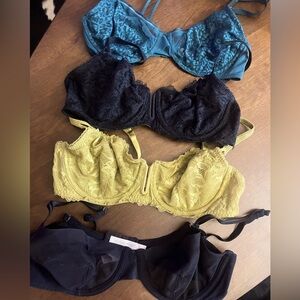 Set of 4 bras by Auden